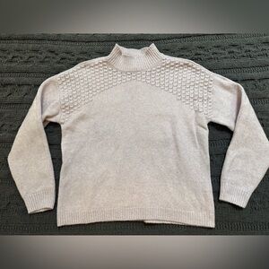 Maurices Light Pink/Purple Turtleneck Sweater (Women's Small)